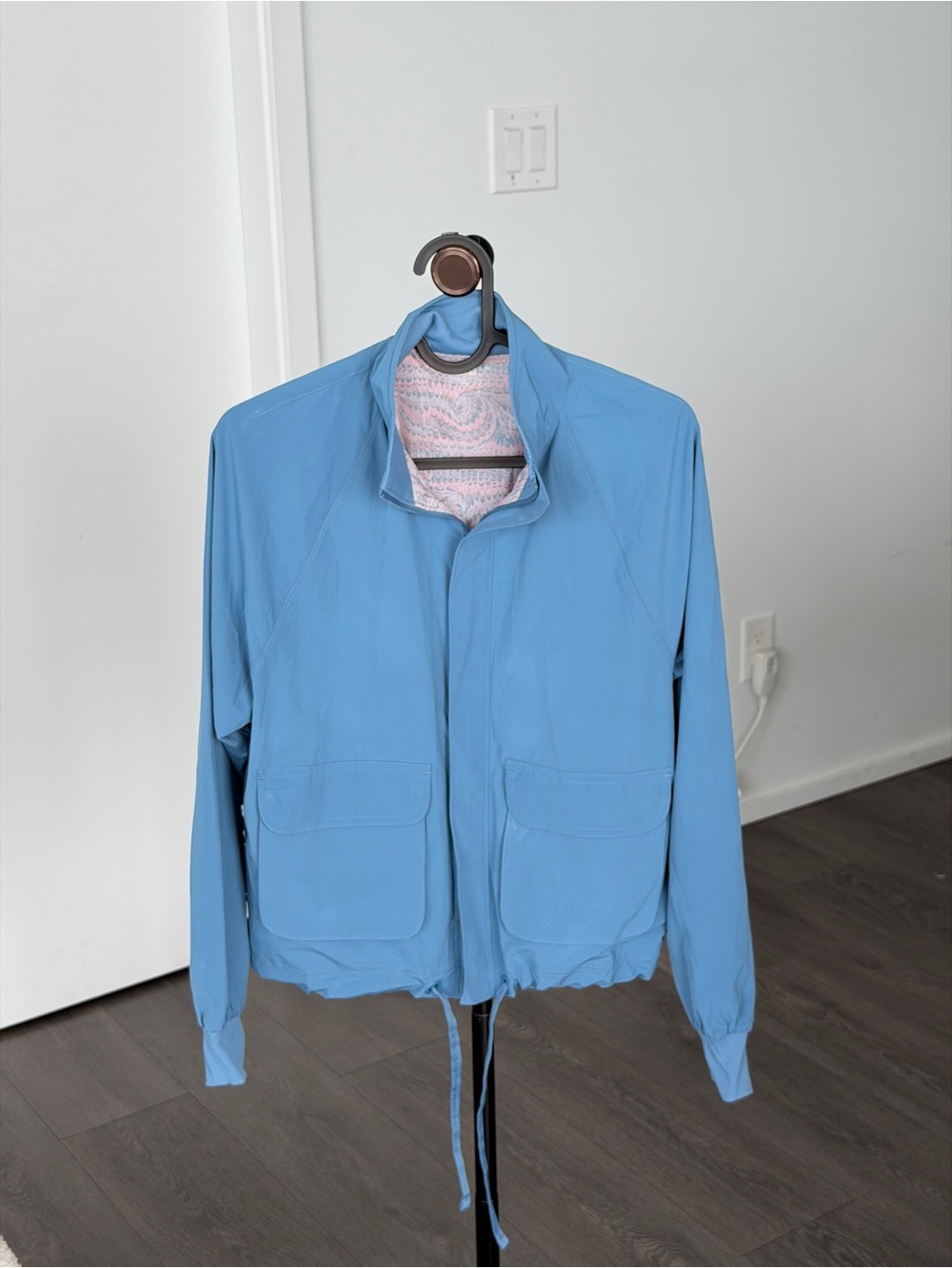 Travis Mathew Sky Blue Windbreaker Jacket